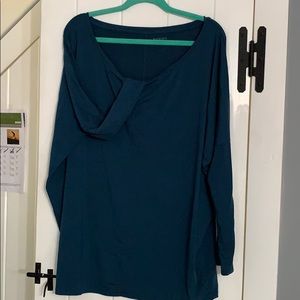 Athleta teal yoga top